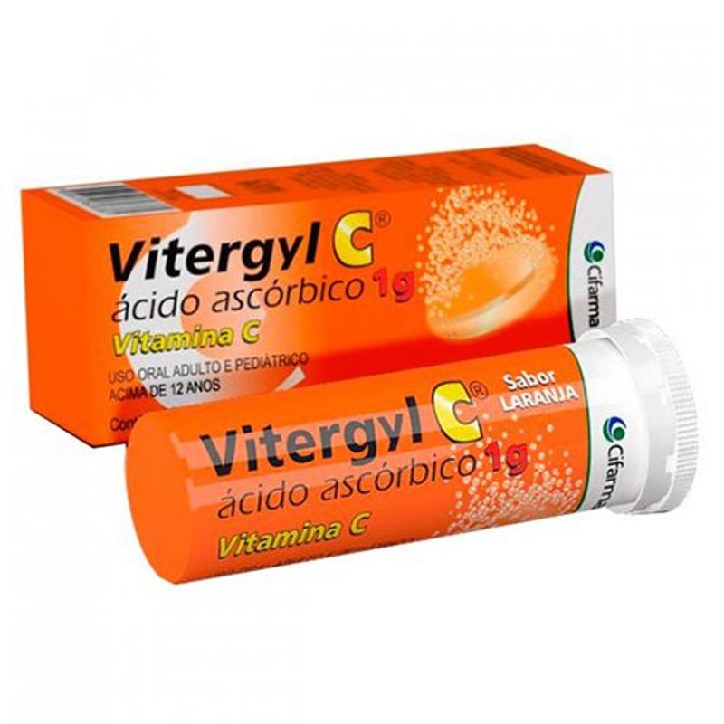 vitergyl c 1g 10 comprimidos efervescentes