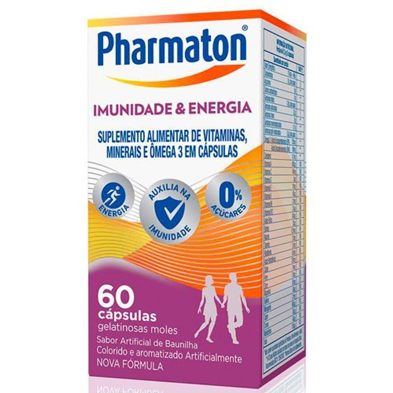 pharmaton imunidade & energia 60 cápsulas