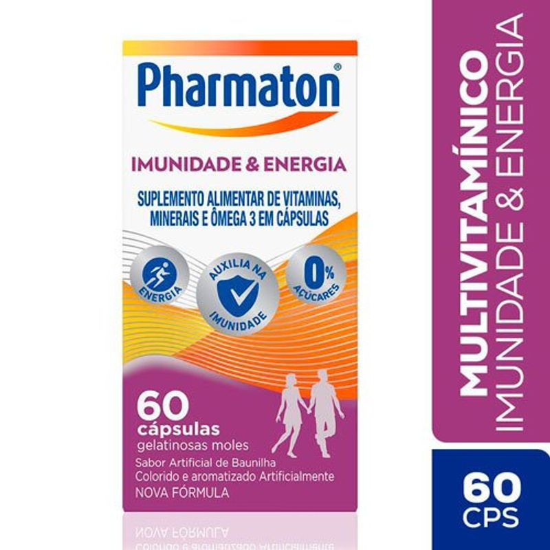 pharmaton imunidade & energia 60 cápsulas