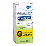 dipirona sódica 500mg/ml solução oral 20ml ems