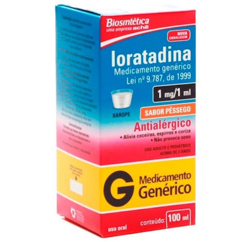 loratadina 1mg/ml xarope
