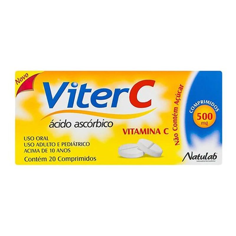viter c 500mg 20 comprimidos