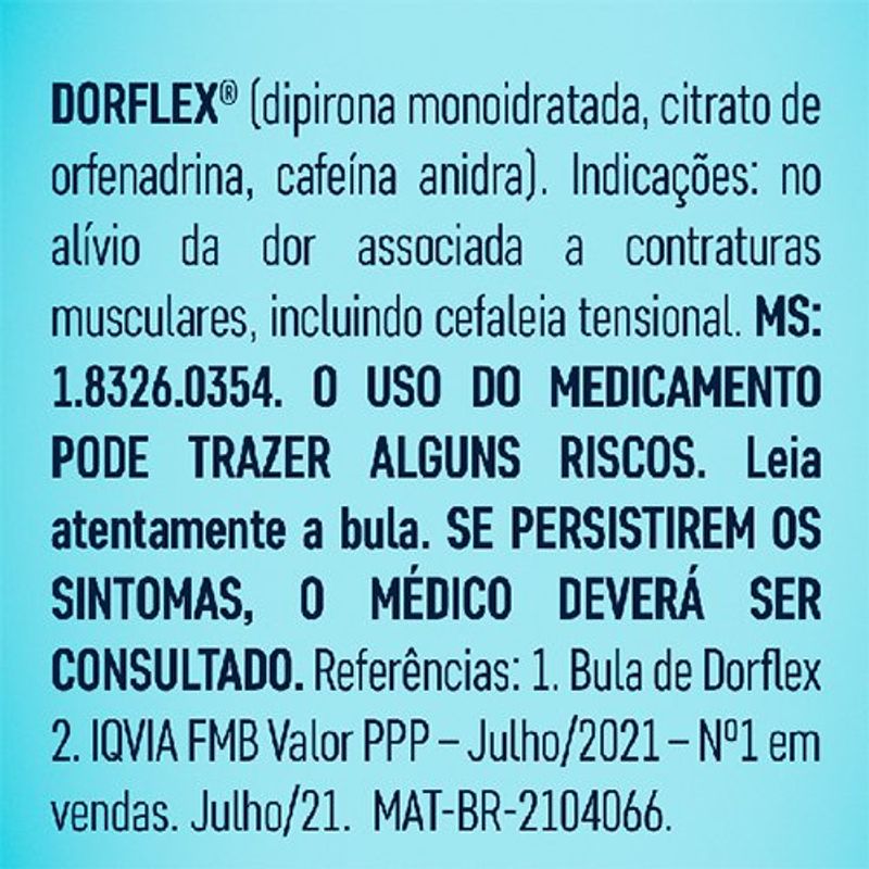 dorflex 24 comprimidos