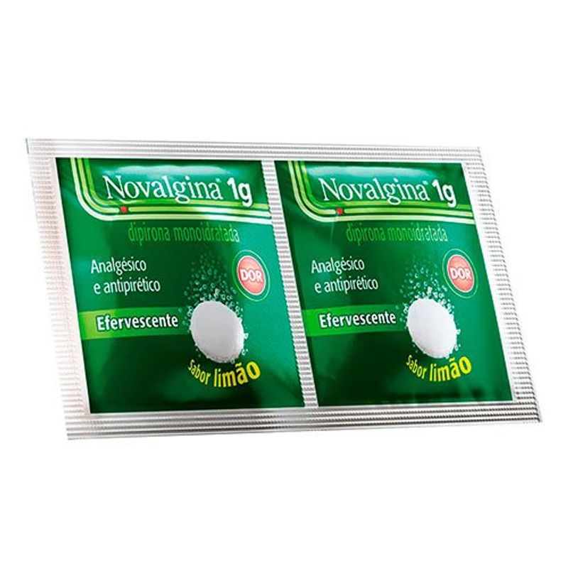 novalgina 1g 2 comprimidos efeverscentes