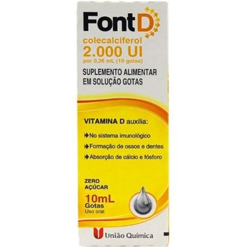 font d 200ui solução oral 10ml
