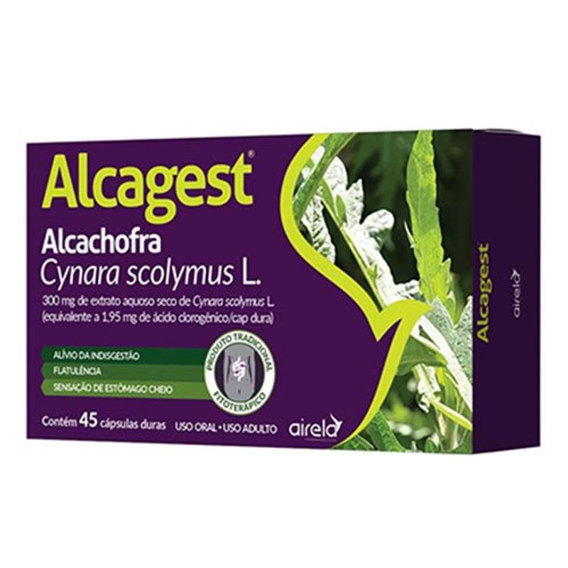 alcagest 300mg 45 cápsulas airela