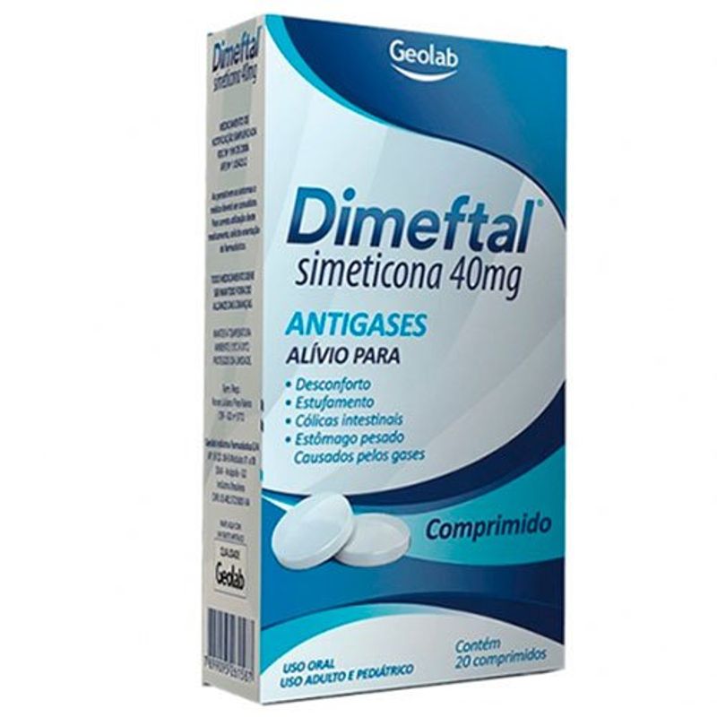 dimeftal 40mg 20 comprimidos geolab similar