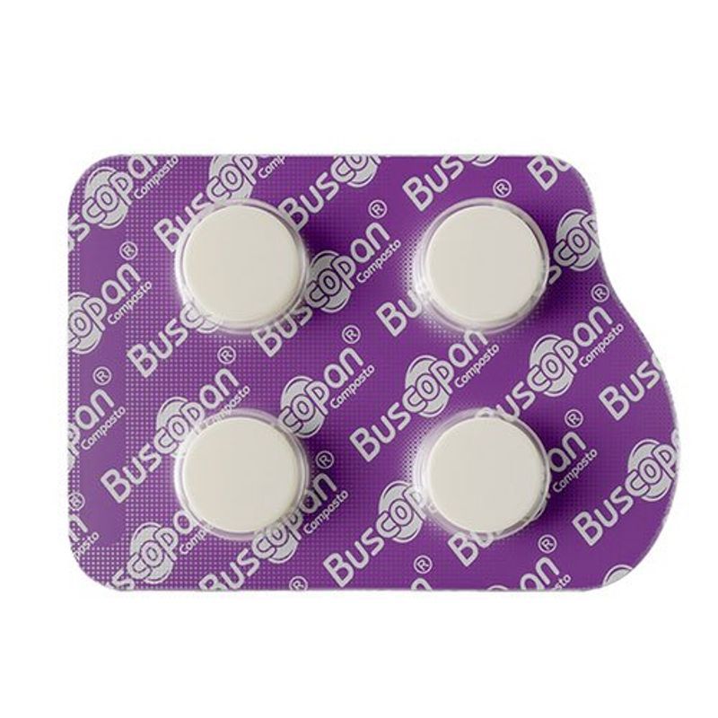 buscopan composto blister 4 comprimidos 10mg+250mg hypera pharma