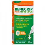 benegrip multi febre e dor 140mg/ml suspensão gotas 15ml cosmed