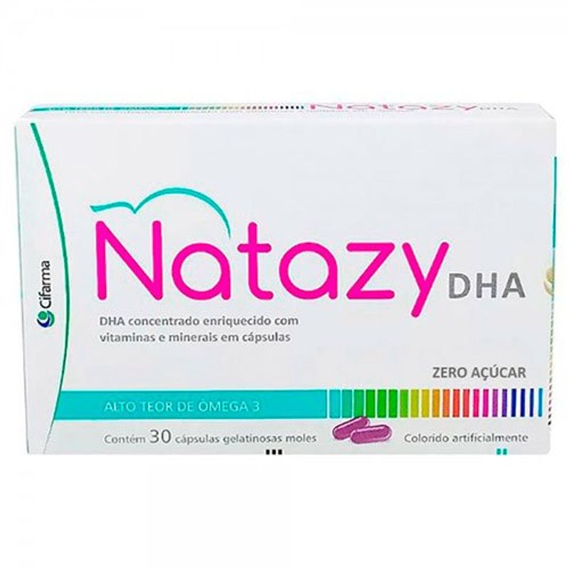 natazy dha 30 cápsulas gelatinosas moles cifarma