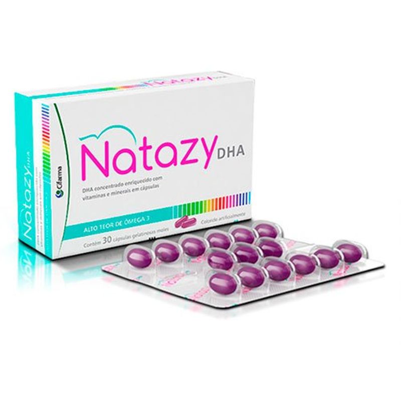 natazy dha 30 cápsulas gelatinosas moles cifarma