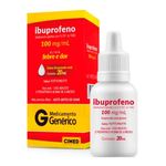 ibuprofeno 100mg/ml suspensão 20ml cimed