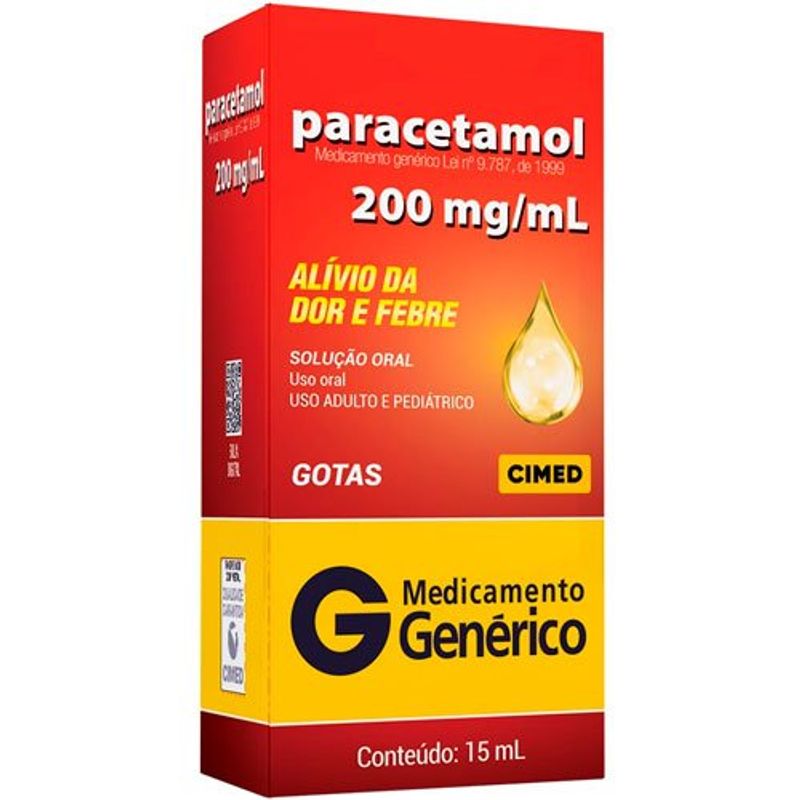 paracetamol 200mg/ml 15ml cimed