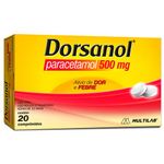 dorsanol 500mg 4 comprimidos revestidos multilab