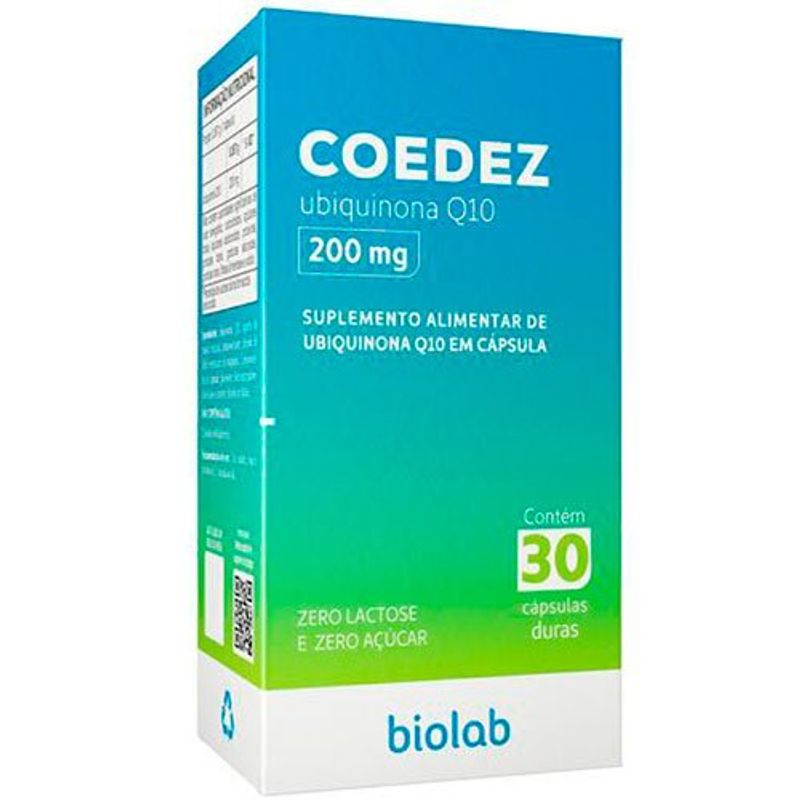 coedez 200mg 30 cápsulas biolab