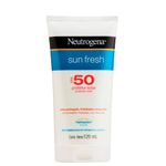 protetor solar johnson & johnson neutrogena sun fresh fps 50 120ml