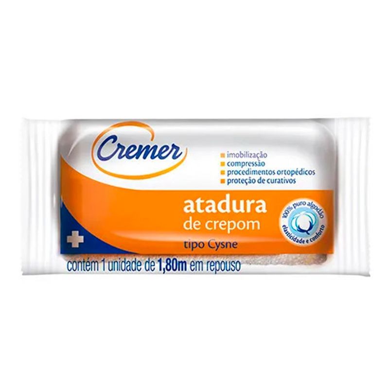 atadura cremer cysne 6cm x 1.80m