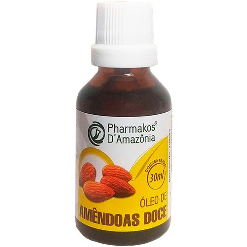 óleo de amêndoas doces pharmakos 30ml