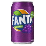 refrigerante fanta uva em lata 350ml