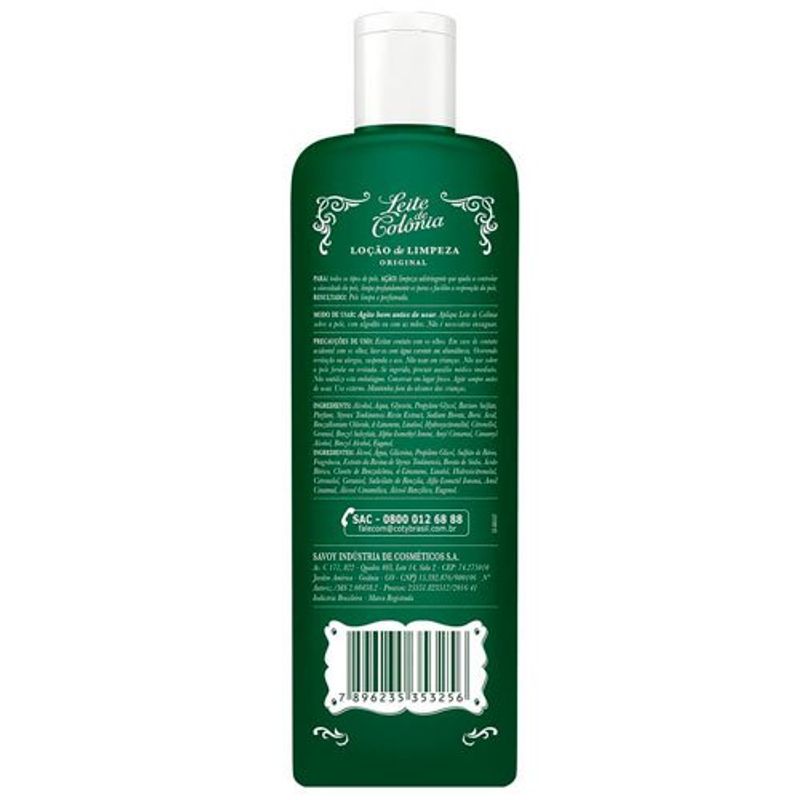 leite de colônia monange original 200ml