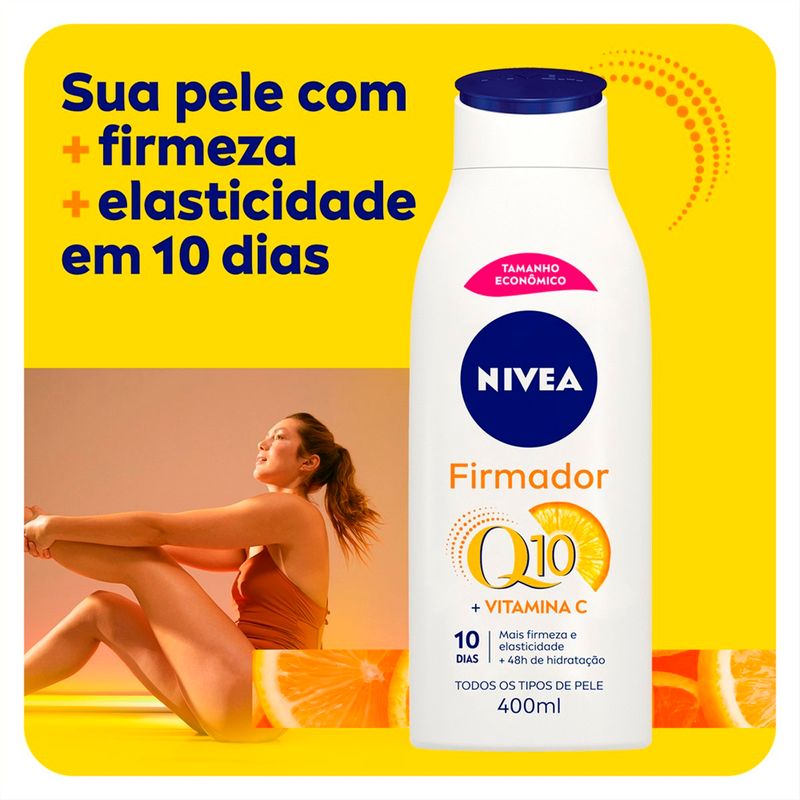 hidratante nivea firmador q10 plus 400ml
