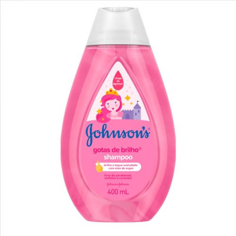 shampoo johnson & johnson baby gotas de brilho 400ml