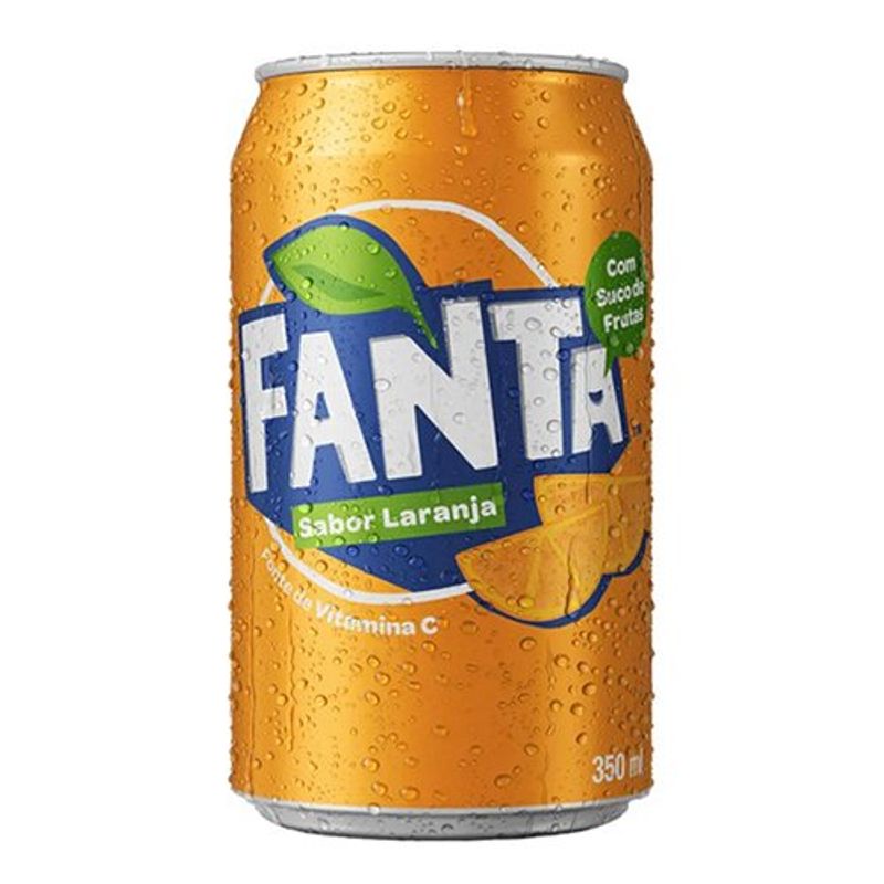 refrigerante fanta laranja lata 350ml