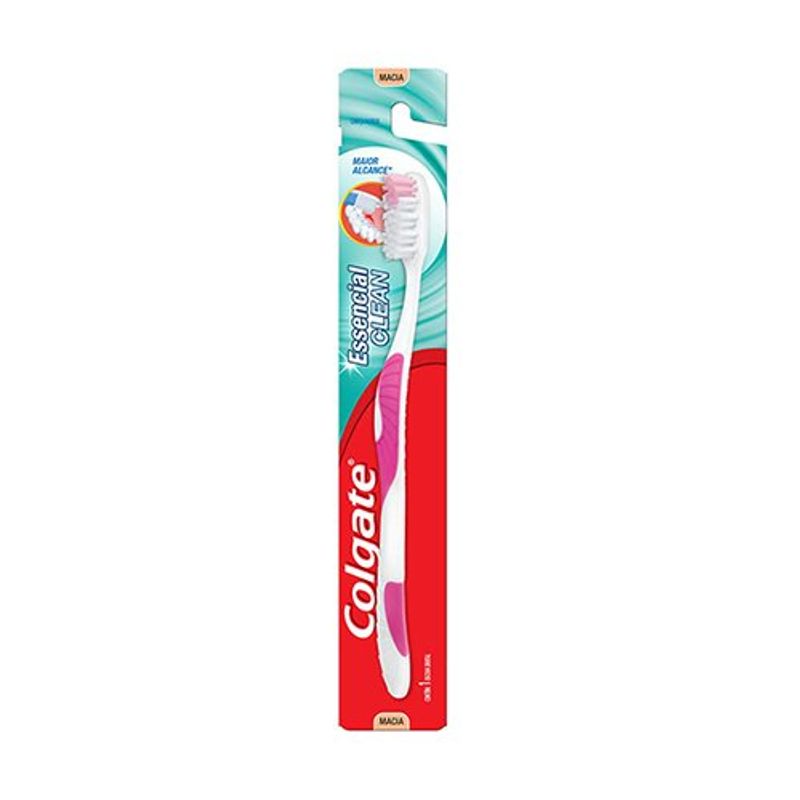 escova dental colgate extra essencial clean macia