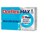 dorflex max 600+70+100mg 8 comprimidos sanofi