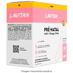 lavitan pré- natal multi + ômega 3 dha 30 comprimidos revestidos + 60 cápsulas