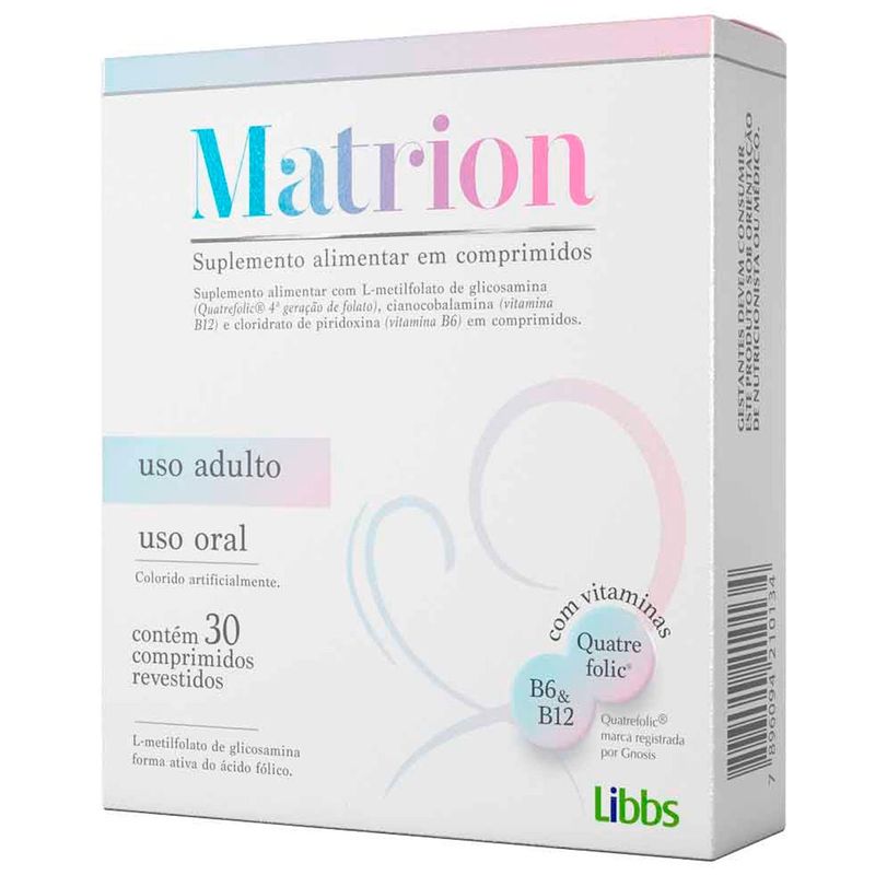 matrion 30 comprimidos suplemento alimentar libbs