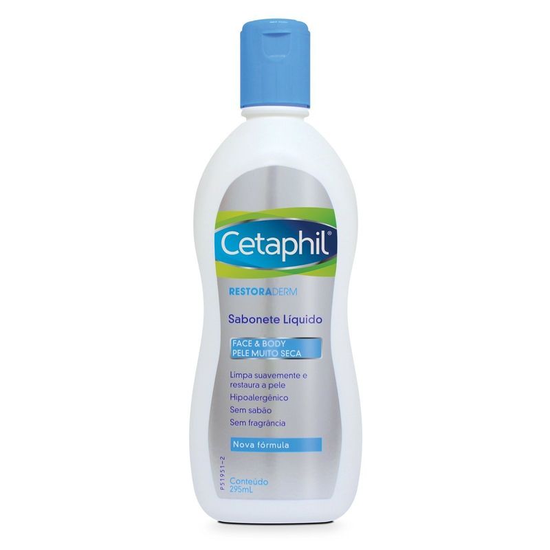 sabonete líquido galderma cetaphil restoraderm 295ml