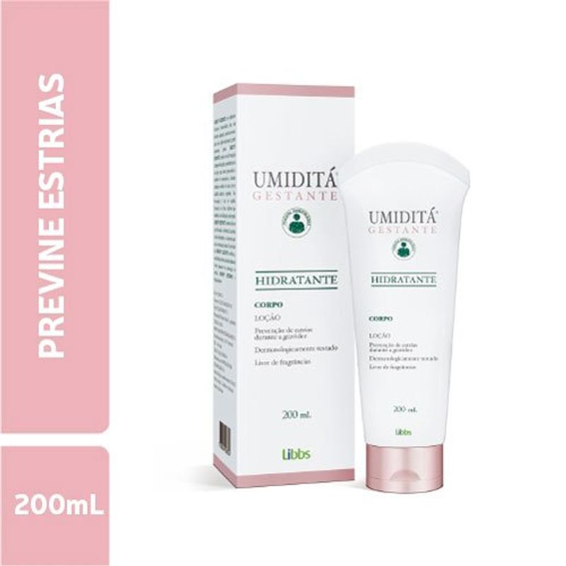 hidratante umiditá gestante 200ml