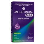 melatonum max solução 30ml sabor menta cosmed