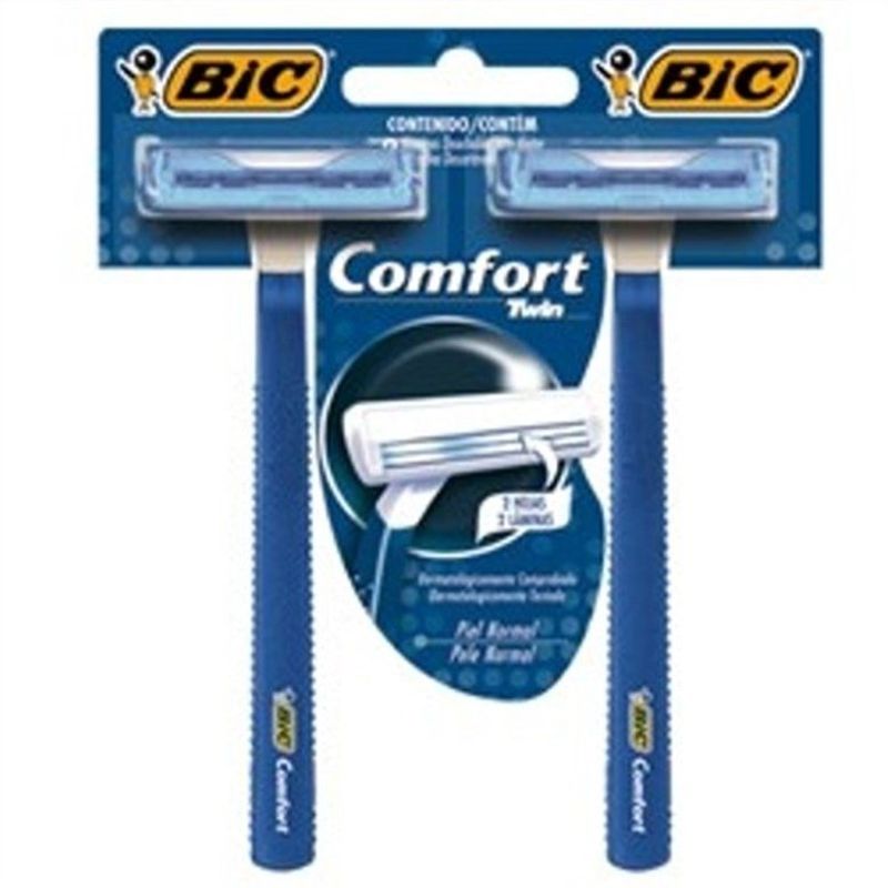 barbeador bic comfort twin pele normal