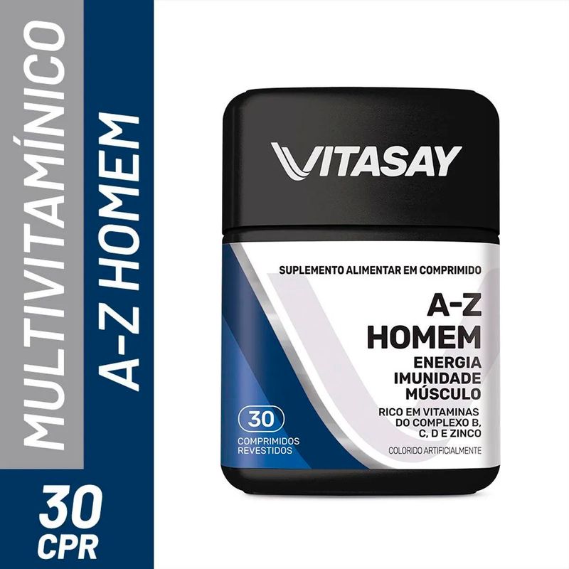 vitasay a-z homem 30 comprimidos revestidos