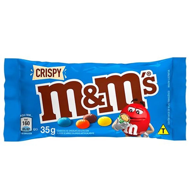 chocolate m&m sabor crispy 35g