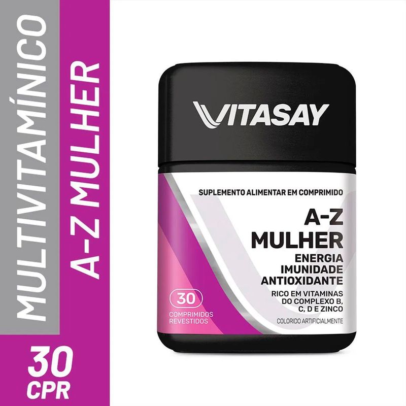 vitasay a-z mulher 30 comprimidos