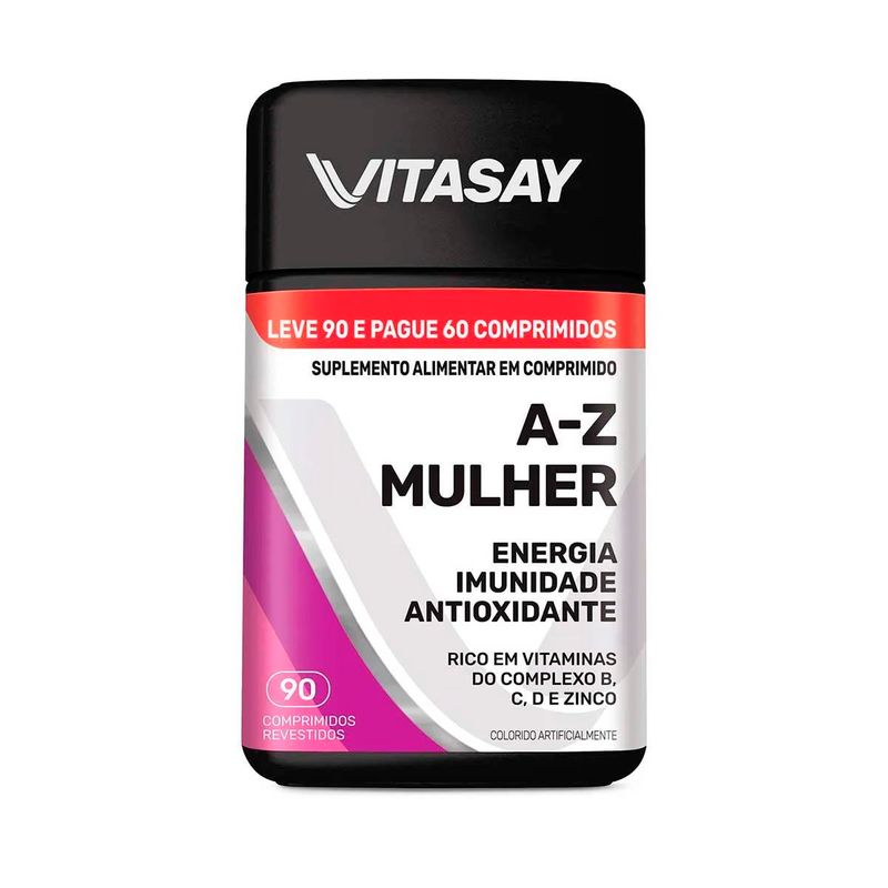 vitasay a-z mulher 90 comprimidos