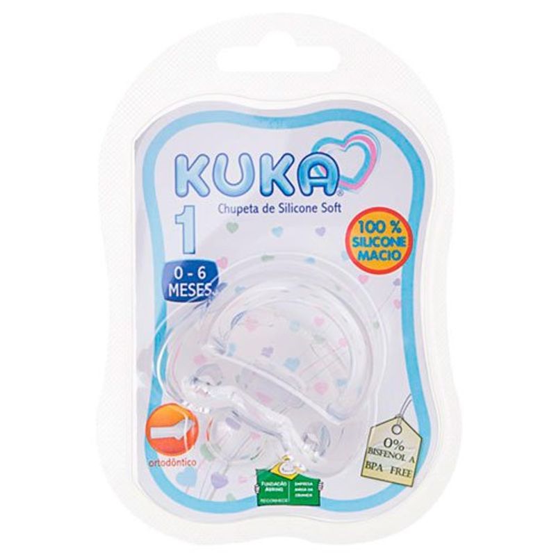 chupeta kuka silicone soft ortodôntico 1