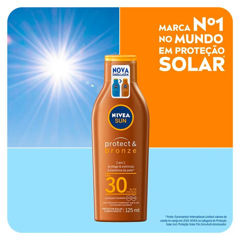 protetor solar nivea p&b fps 30 125ml