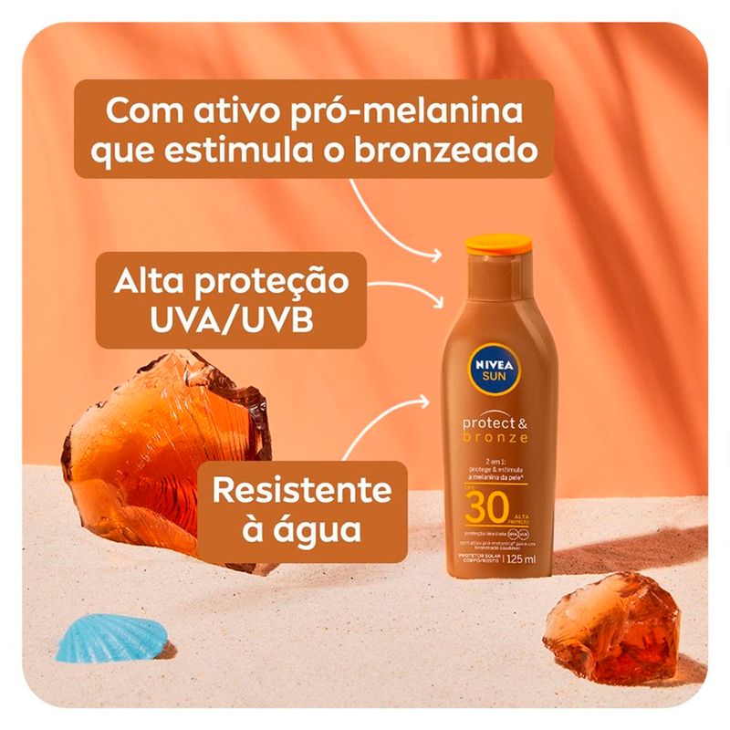 protetor solar nivea p&b fps 30 125ml