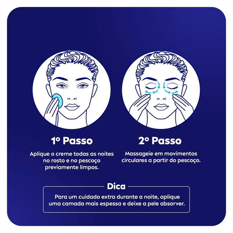 creme facial nivea antissinais noite 49g
