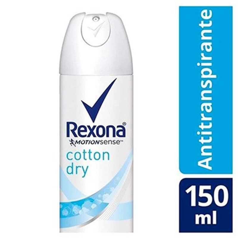 desodorante aerosol rexona cotton dry 150ml