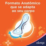 absorvente always super proteção suave com abas 8 unidades