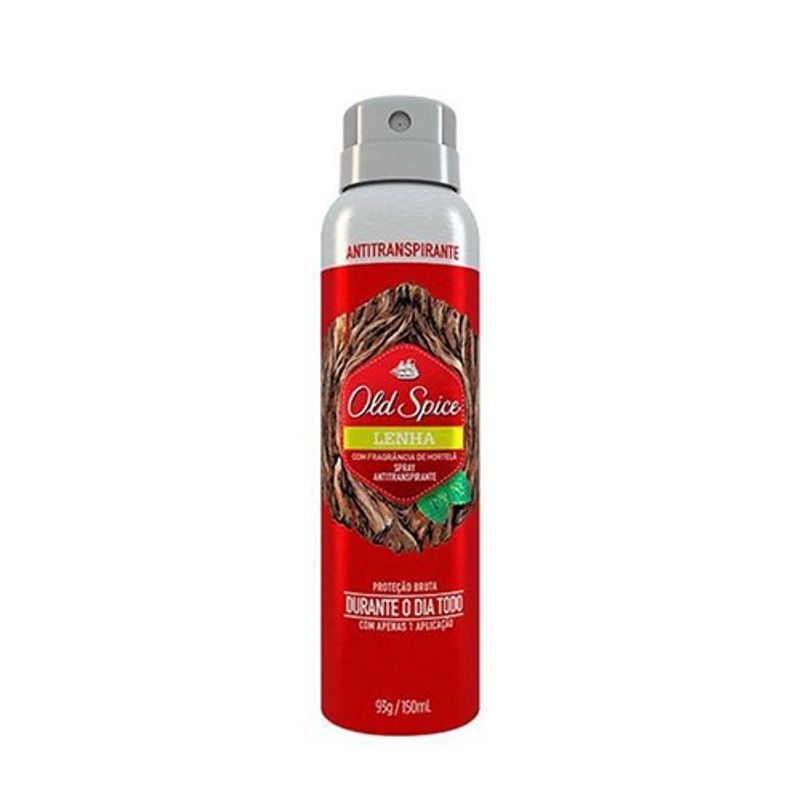 desodorante aerosol old spice lenha 93g