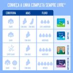 absorvente sempre livre especial adapt cobertura suave com aba 8 unidades