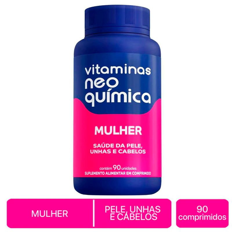 vitaminas neo química mulher 90 comprimidos neo quimica