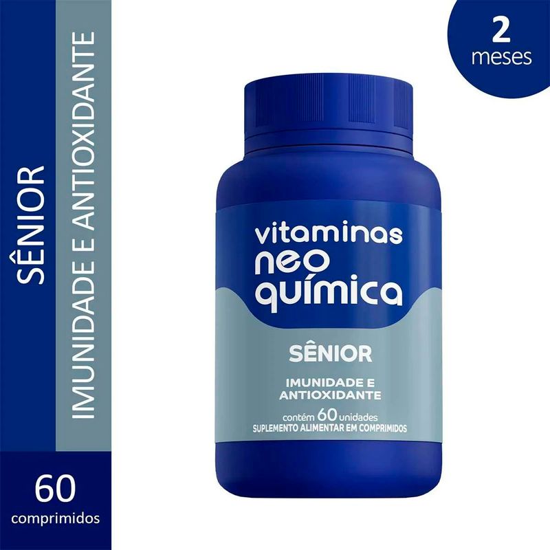 vitaminas neo química sênior 60 comprimidos neo quimica