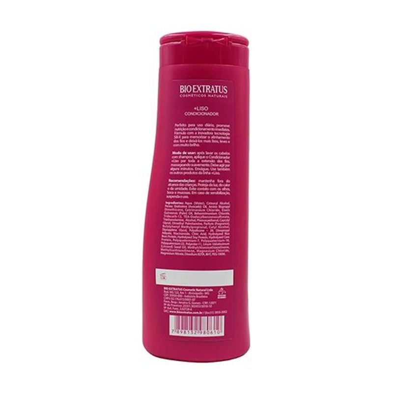 condicionador bioextratus + liso 350ml